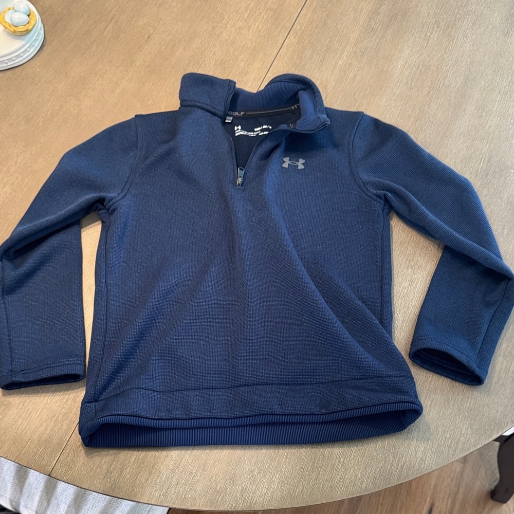 Under Armour Dark Blue Quarter-Zip Top